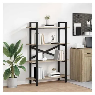 vidaXL Bücherregal 100 x 33,5 x 140 cm Braun