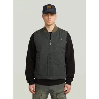 G-Star Duty Canvas Weste Grau L