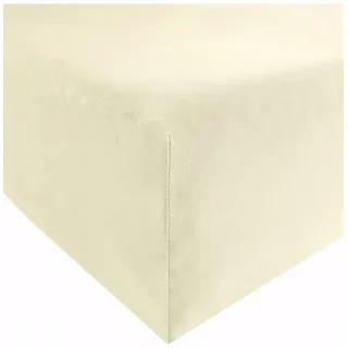 REDBEST Spannbettlaken Jersey 140 x 200 - 160 x 200 cm braun