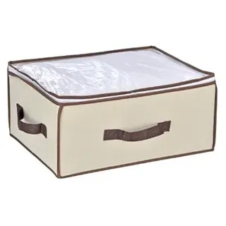 Emilja Unterbettkommode Aufbewahrung Kleider Bettwaren Bücher Zeitschriften Box beige