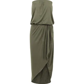 URBAN CLASSICS Bandeau Kleid Shirtkleid Grün XS