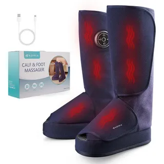 aspria 2-in-1-Waden-Fußmassagegerät Fußmassagegerät Blau
