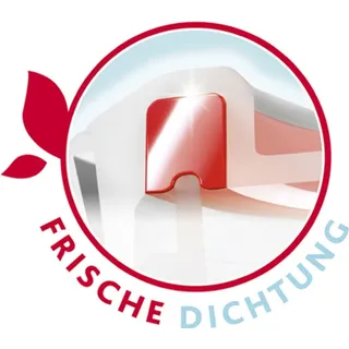 Emsa Clip&Close Glass Frischhaltedose 3 L Glas Rot