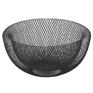 Werner Voß Maze Schale schwarz – Dekoschale & Obstschale aus Metall Ø 24,5 cm