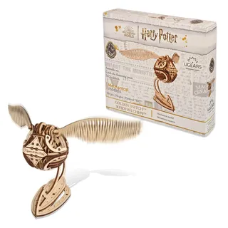 UGEARS Holz-3D-Puzzle - Harry Potter Goldener Schnatz Modellbausatz - DIY-Kit für Erwachsene - 3D Puzzle Harry Potter Puzzleset mit 120 Teilen