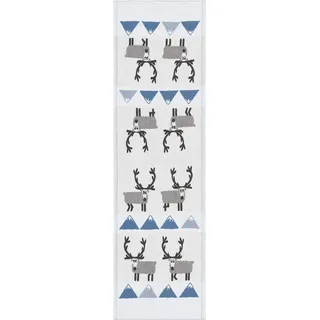 EKELUND MASTER WEAVERS 1692 Tischläufer Tischläufer Norrland 010 35x120 cm, gewebt blau