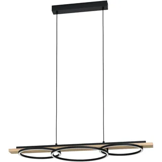 EGLO Boyal 3-flg. 40 cm rund schwarz-braun-weiß