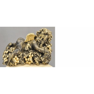 JVmoebel Skulptur Engel Skulptur Figuren Schutzengel Engelfiguren Dekoration 0618 goldfarben