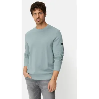 camel active Rundhalspullover mit Rundhalsausschnitt Langarm Pullover_Rundhalspullover blau XXXL (60)