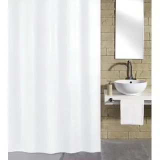 KLEINE WOLKE Duschvorhang Kito 240 x 180 cm weiß