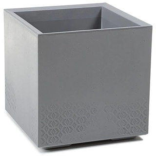 ONDIS24 Pflanzkübel »Caro Beton Optik Blumenkübel mit Rollen aus Kunststoff 100% Recycled«, frostsicher und UV-beständig grau 36 l - 39 cm x 39.4 cm x 39 cm