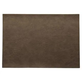 Asa Selection Tischset Vegan Leather 46 x 33 cm Polyurethan Braun Nougat