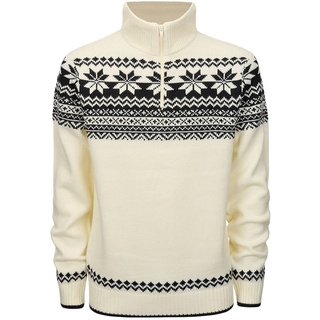 Brandit Troyer Norweger Strickpullover weiß, Größe M