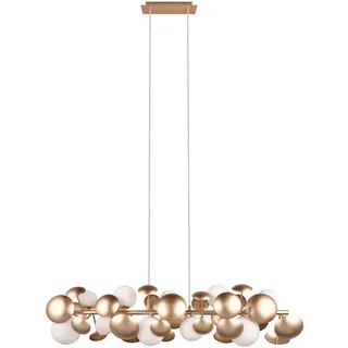 Trio 3-flg. 100 cm rund gold/Weiß