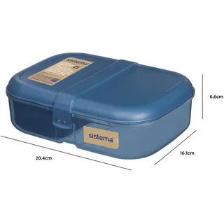 Sistema Lunchbox Ribbon recyceltes PP 1,1 l 1 Stück