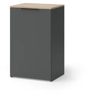 Vicco Kommode Wido 50 x 80 cm Anthrazit/Sonoma