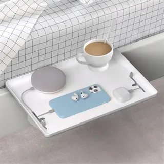 Hängender Nachttisch, Ablage Für Hochbetten, Hochwertiges Ablagefach Für Etagenbetten, Studentenwohnheime, Dachböden Und Badezimmer, 32 X 23,5 Cm – Weiß