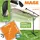rechteckig Ø 350 cm mit LED Beige