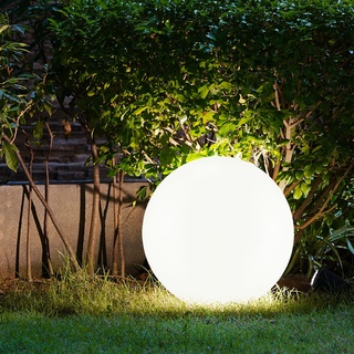4x LED Solar Kugel Leuchten Garten Weg Beet Beleuchtung Außen Erdspieß Steck Lampen weiß
