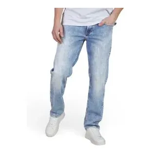 Cross Jeans Herren Stretch Comfort/Relaxed Fit Antonio Relaxed Fit Blau 30W /  34L