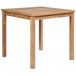 vidaXL Gartentisch 80 x 80 x 77 cm natur