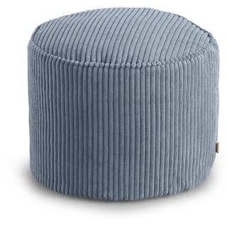 Gutekissen® Kinder Sitzsack „Miki“ - Bequem, Montessori Sitzkissen für Kinderzimmer (Blau, Ø 40 cm)