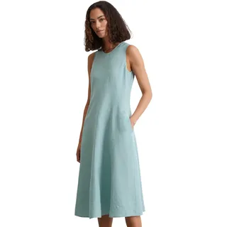 Marc O'Polo A-Linien Leinenkleid ohne Ärmel, Mint, 42
