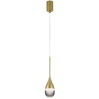 Helestra Deep 1-flg. 8 cm tropfenförmig gold matt