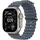 GPS + Cellular 49 mm Titangehäuse Natur Ocean Armband Blau
