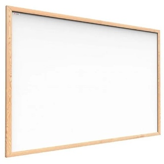 ALLboards Whiteboard mit Holzrahmen 200x100cm Magnettafel Weiß Magnetisch, Trocken Abwischbar