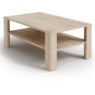 VICCO Couchtisch Sonoma Eiche Wohnzimmertisch Beistelltisch Holztisch