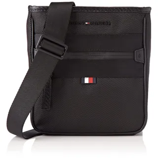 Tommy Hilfiger Herren Raised Nylon B Weekender Crossovers, Schwarz, M EU - M