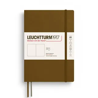 Leuchtturm1917 Notizbuch Medium Softcover A5, Spice Brown, blanko