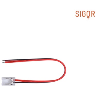 SIGOR Einspeiser für 8mm COB-Streifen einfarbig SIG-9711001