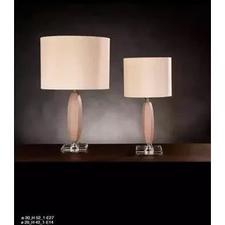 Xlmoebel Tischleuchte Beige Kristall Tischlampe im Kronleuchter-Design, Hergestellt in Europa beige