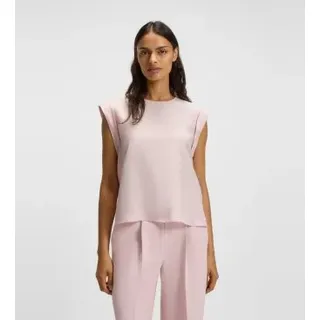 BOSS für Damen. 50543548 Rosa Bluse Irnette (40), Lässig, Klassisch, Polyester, Ärmellos / Hosenträger