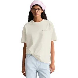 Marc O'Polo DENIM "mit Rückenprint", Damen, Gr. XS, silky weiß, Obermaterial: 100% Baumwolle, bedruckt, Basic, relaxed fit, Rundhals, normaler Saum, Shirts T-Shirt