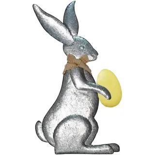 Gartenstecker Ostern Garten Hasen Deko Osterdeko für Draußen Frühling Modern Osterhase Außen Osterdeko Outdoor Osterdekoration Frühlingsdeko Hasen Figuren Deko Groß (B1)