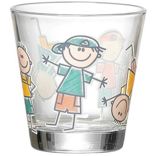 Ritzenhoff & Breker Kinderbecher BEST FRIENDS Trinkglas Boys 270 ml, Glas bunt