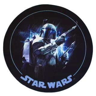 Star Wars Teppich 100 cm Rund Jango Fett der Freiheitskämpfer kinderteppich welt