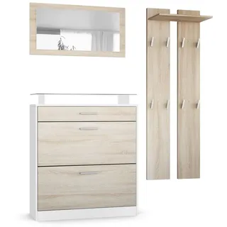 GARDEROBE Loret Front in Eiche sägerau