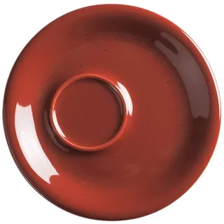 KAHLA 1T3516A93020W Homestyle Untertasse 16 cm siena red |Rote Untertasse aus Porzellan
