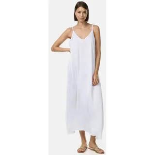 Rayshyne Satinkleid PM56 (Elegantes Satin Maxikleid mit Anteil an echter Seite) mit Seide, fließender Fall weiß