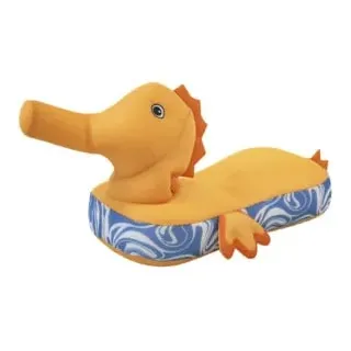 50nrth gmbh Sitzsack Schwimmtier Seepferdchen 101 x 38 x 43 cm Gelb