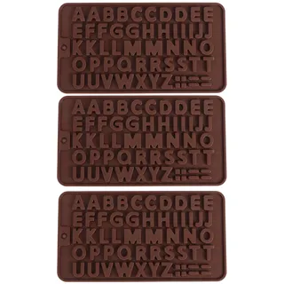 Silikonformen Für Schokolade Und Kuchen In Form Englischer Buchstaben – Diy-backset