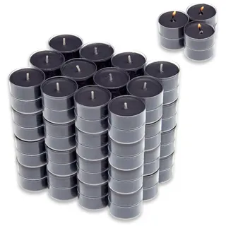 Candelo Teelicht 96er Set Duftteelichter Black Rose - 4 Std Brenndauer