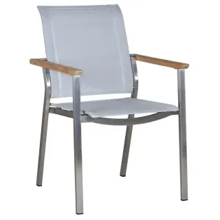 Zebra Technologies Infinity Stapelsessel 58,5 x 64,5 x 90,5 cm grau-braun