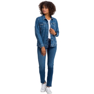 Cross Jeans Slim fit Anya aus blauem Organic Cotton-W27 / L32