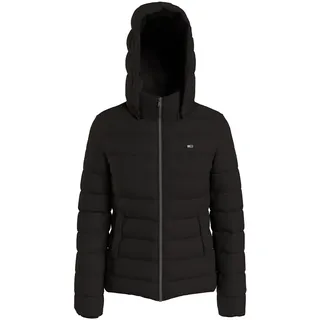 Tommy Jeans Damen Jacke Basic Übergangsjacke, Schwarz (Black), L - Einheitsgröße