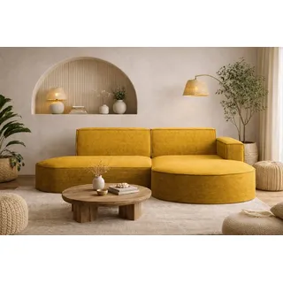 Kaiser – MODENA Studio Stoff Dicker Cord Poso Gelb Rechts